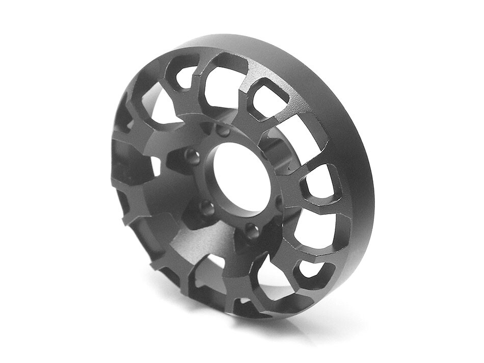 Boom Racing ProBuild™ 1.9" Alum BBY Faceplate (1) Matte Black BRPBF014BBYMBK