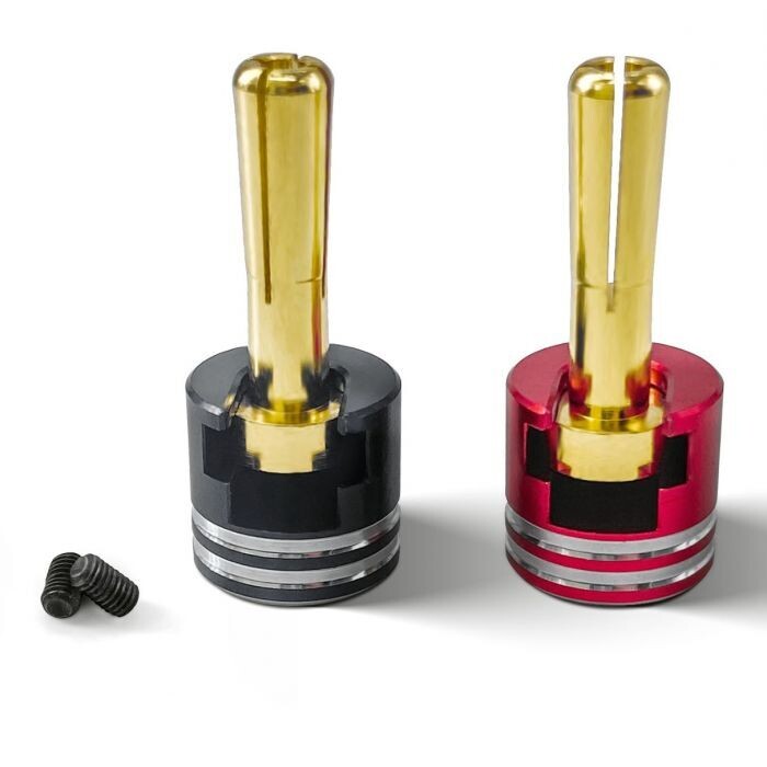 Powerhobby Heatsink Bullet Plug Grips w/4mm Bullets PHB5015