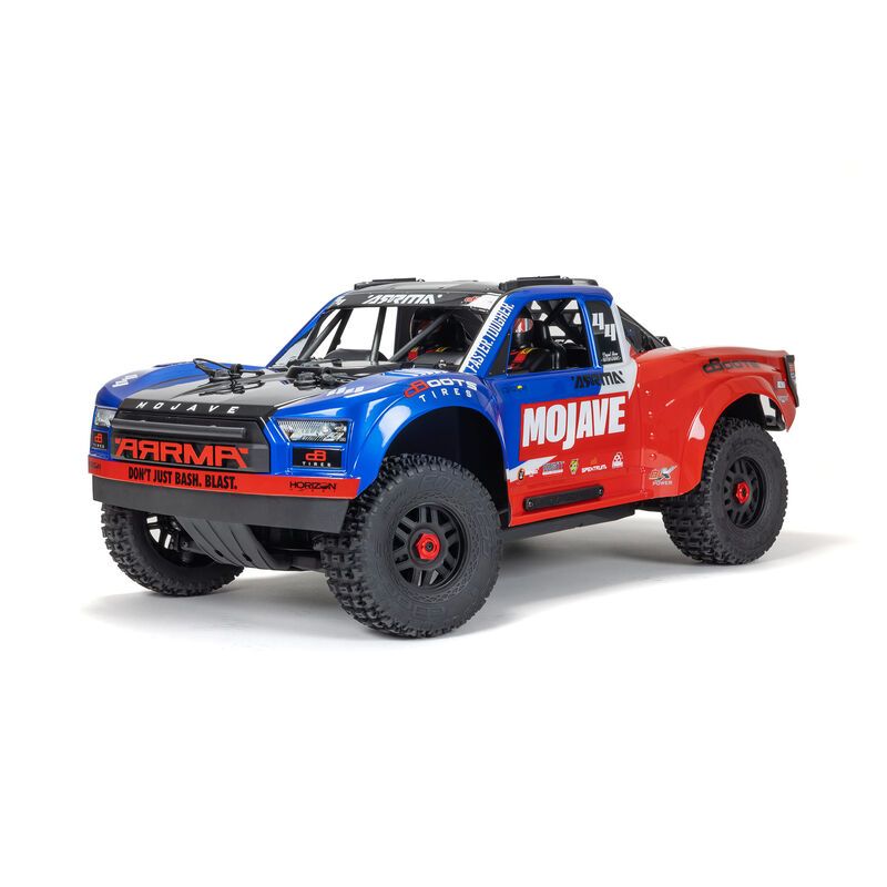 Arrma 1/8 MOJAVE 4X4 4S BLX Desert Truck RTR, Blue ARA4404T2