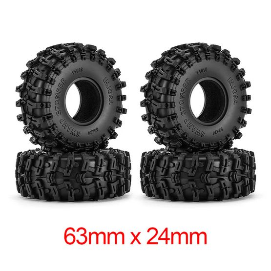 INJORA Swamp Stomper 1.0" Tires (4) (63mm) YQT-1018