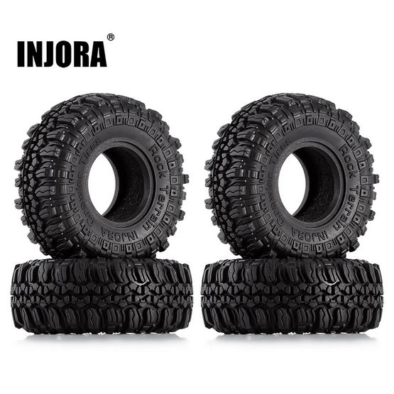 INJORA 1.0" 56*22mm S5 Soft Rubber Rock Terrain Tires YQT-1005