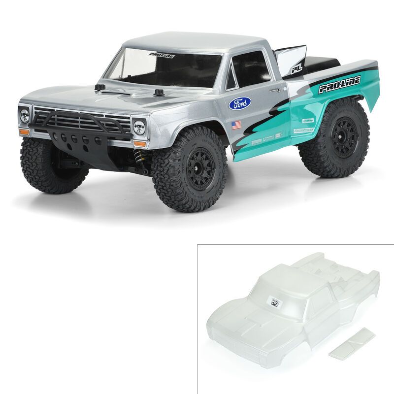Pro-Line 1/10 Pre-Cut 1967 Ford F-100 Race Truck Clear Body: Short Course PRO355117