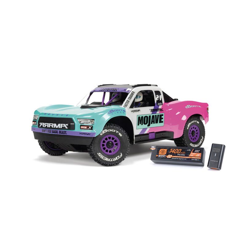 Arrma MOJAVE GROM 223S BLX Brushless 4X4 Small Scale Desert  Truck RTR with DSC (Battery &amp; Charger included), Teal ARA2304ST1