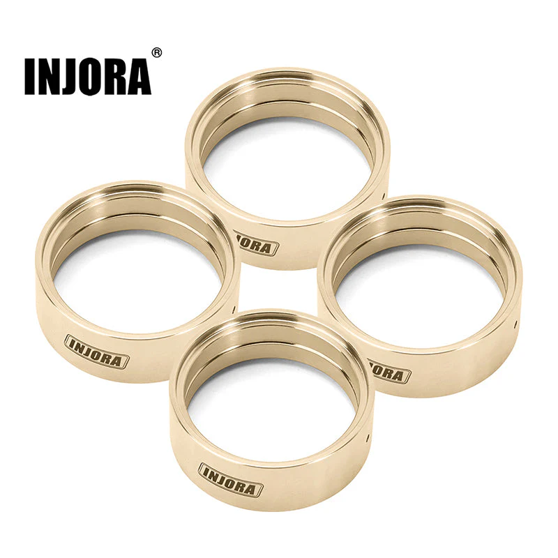 INJORA 27g/pcs Brass Inner Rings for INJORA 1.3" Wheels YQW-1302