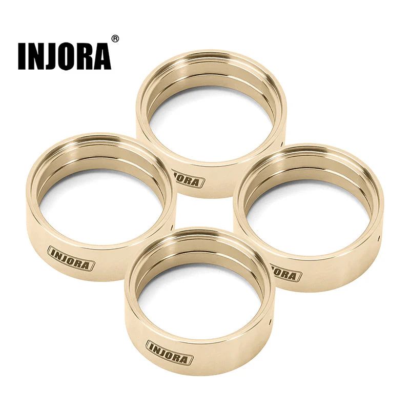 INJORA 27g/pcs Brass Inner Rings for INJORA 1.3" Wheels YQW-1302
