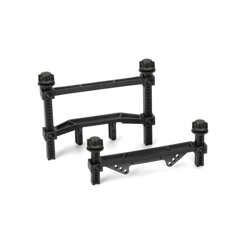 Pro-Line 1/10 Extended Front/Rear Body Mounts: Slash 2wd &amp; Stampede 2wd PRO607000