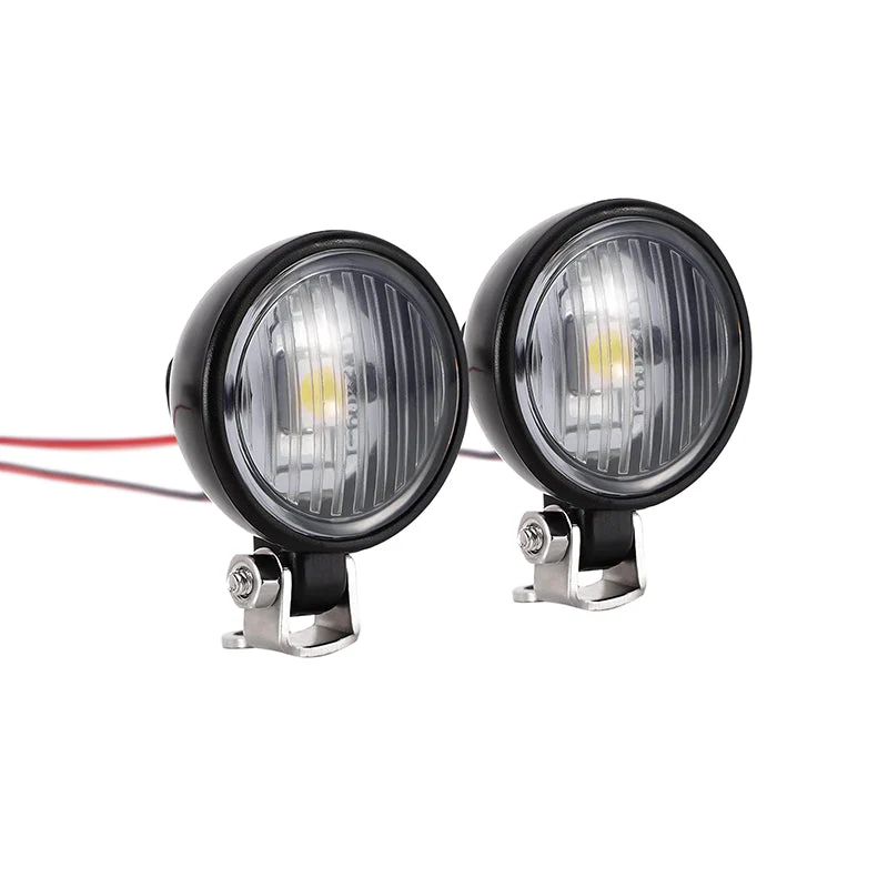 INJORA LED Lights with Bracket for RC Cars (12.8mm, 14.8mm) (White) AX-5100W