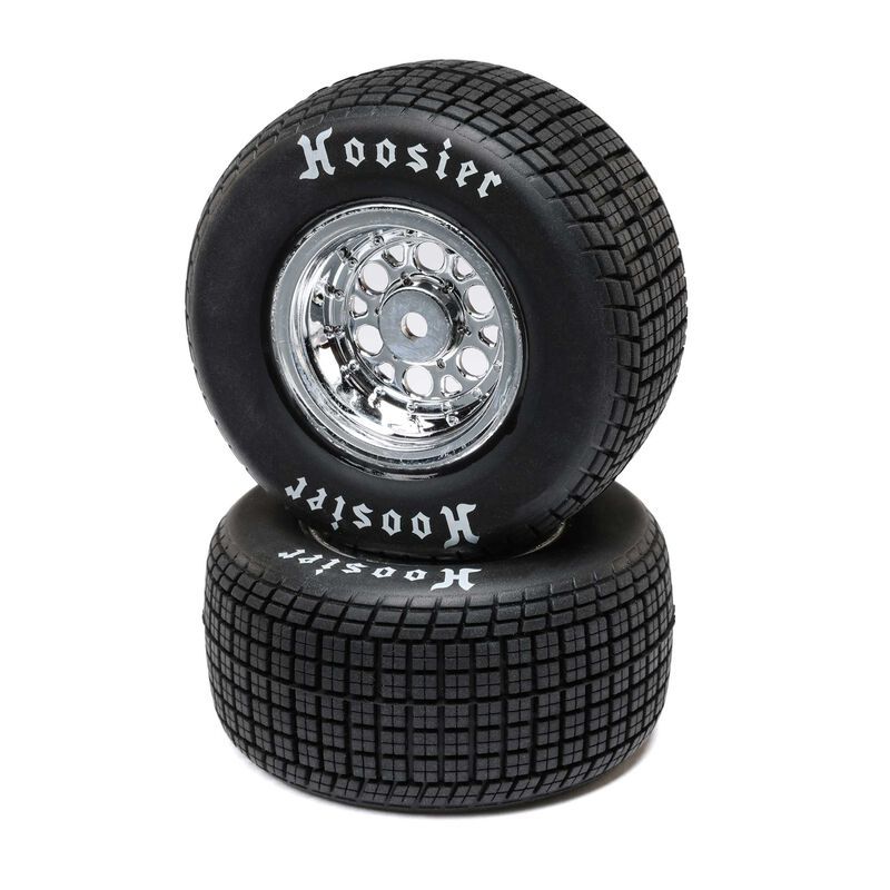 Losi Rear Tire Set, Mounted, Standard: 22S Sprint LOS-2425