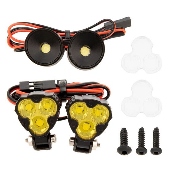 MEUS Racing RC LED Headlight Hood Spotlight For 1/10 Vanquish H10 Optic MEUS-H10-07