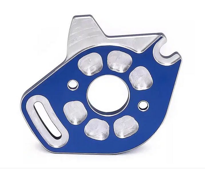 Integy Machined Motor Plate for Traxxas 1/10 Slash 4X4 &amp; Stampede 4X4 (non-LCG) 6890 C34035BLUE