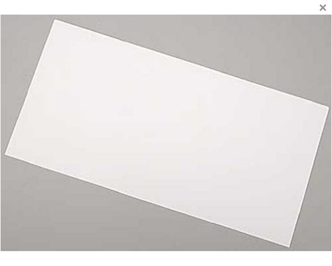 Evergreen Scale Models Styrene White Sheet .005 x 6 x 12 (3) EVG9009