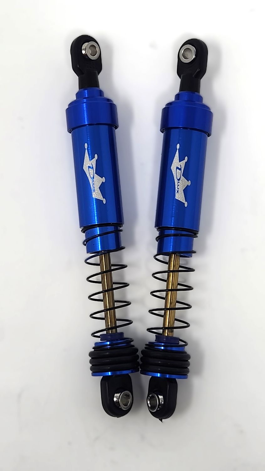 Dlux Short Shocks 92mm (Pair) (BLUE) DLX-58092-BLU