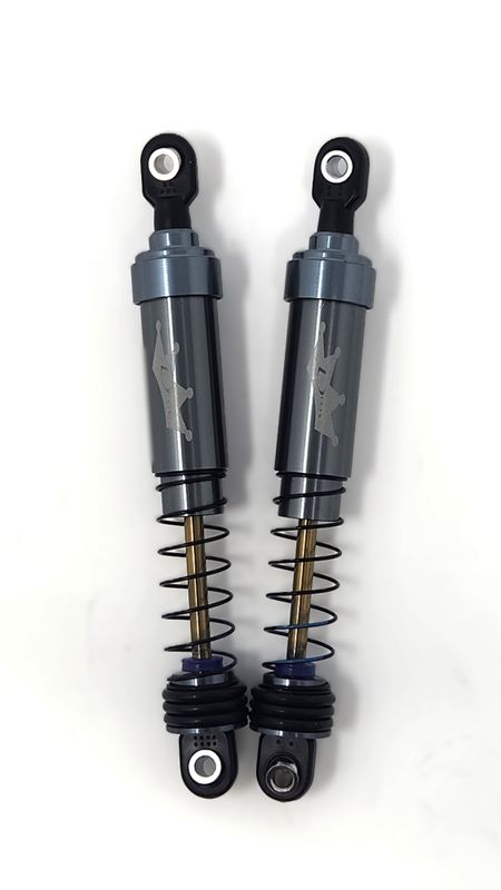 Dlux Short Shocks 92mm (Pair) (GUNMETAL) DLX-58092-GNM