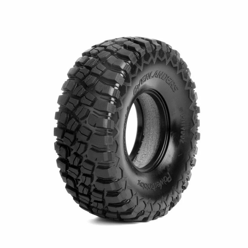 Powerhobby 1.9" Overlanders Ultra Soft 1/10 Rock Crawler Tires w Dual Stage Foams (2) PHT9002