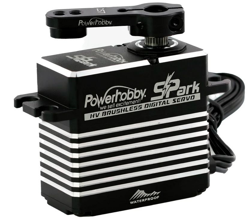 Powerhobby Spark HV Waterproof Brushless Steel Gear Servo / Aluminum Case PHBSPARK