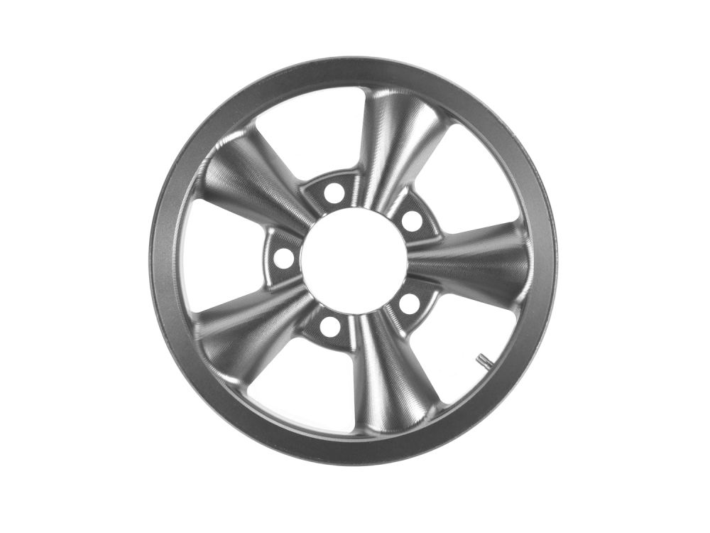 Boom Racing ProBuild™ 1.9 Alum Spin Force Classic Faceplate (1) Flat Gunmetal BRPBF022GM