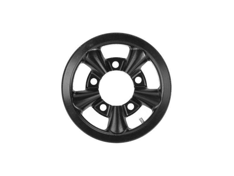 Boom Racing ProBuild™ 1.55 Alum Spin Force Classic Faceplate (1) Black BRPBF155-010BK