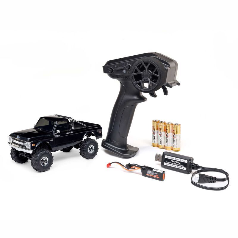 Axial SCX30 Chevrolet K10 (Battery &amp; Charger Included) (Black) AXI-2260T2