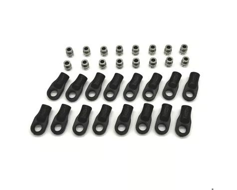 Reefs RC XP 4mm Rod Ends &amp; Stainless Steel Pivot Balls (16) SEHREEFS203