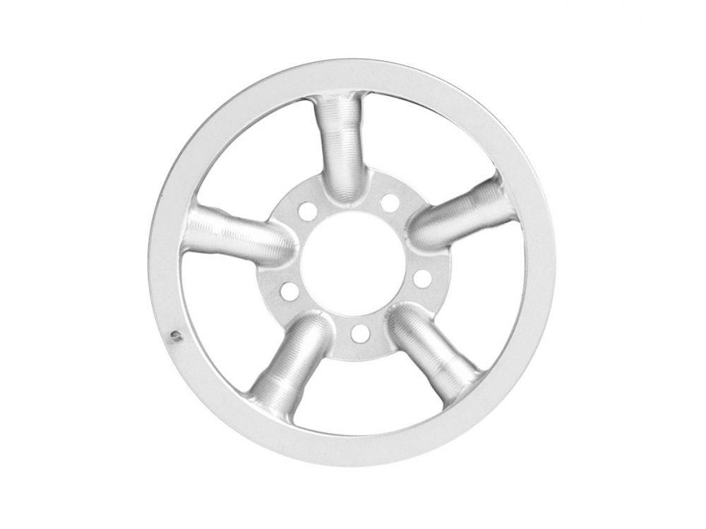 Boom Racing ProBuild™ 1.9" Alum M5 Faceplate (1) Flat Silver BRPBF016M5FS