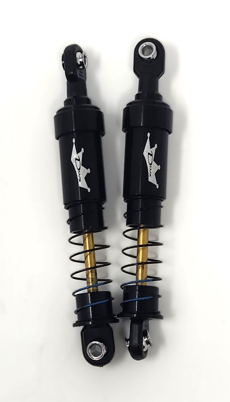 Dlux Ultra Short Shocks 80mm (Pair) (Black) DLX-58080-BLK