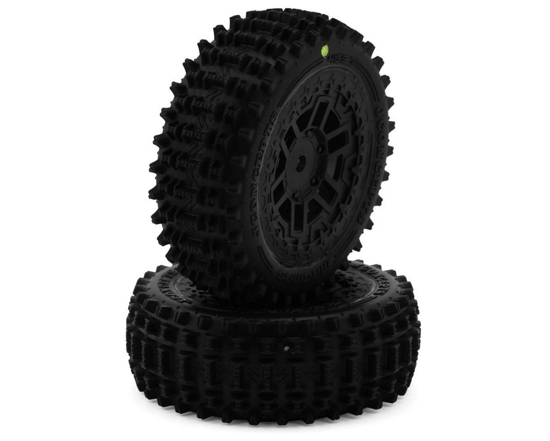 JConcepts Arrma® Typhon Grom™ Magma Pre-Mounted Tires (2) (Yellow) w/12mm Hex JCO4159-30912