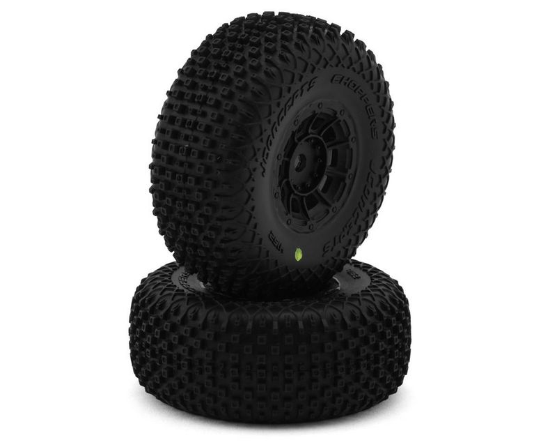 JConcepts Arrma® Mojave Grom™ Choppers Pre-Mounted Off-Road Tires (Yellow) (2) w/12mm Hex JCO4162-3094