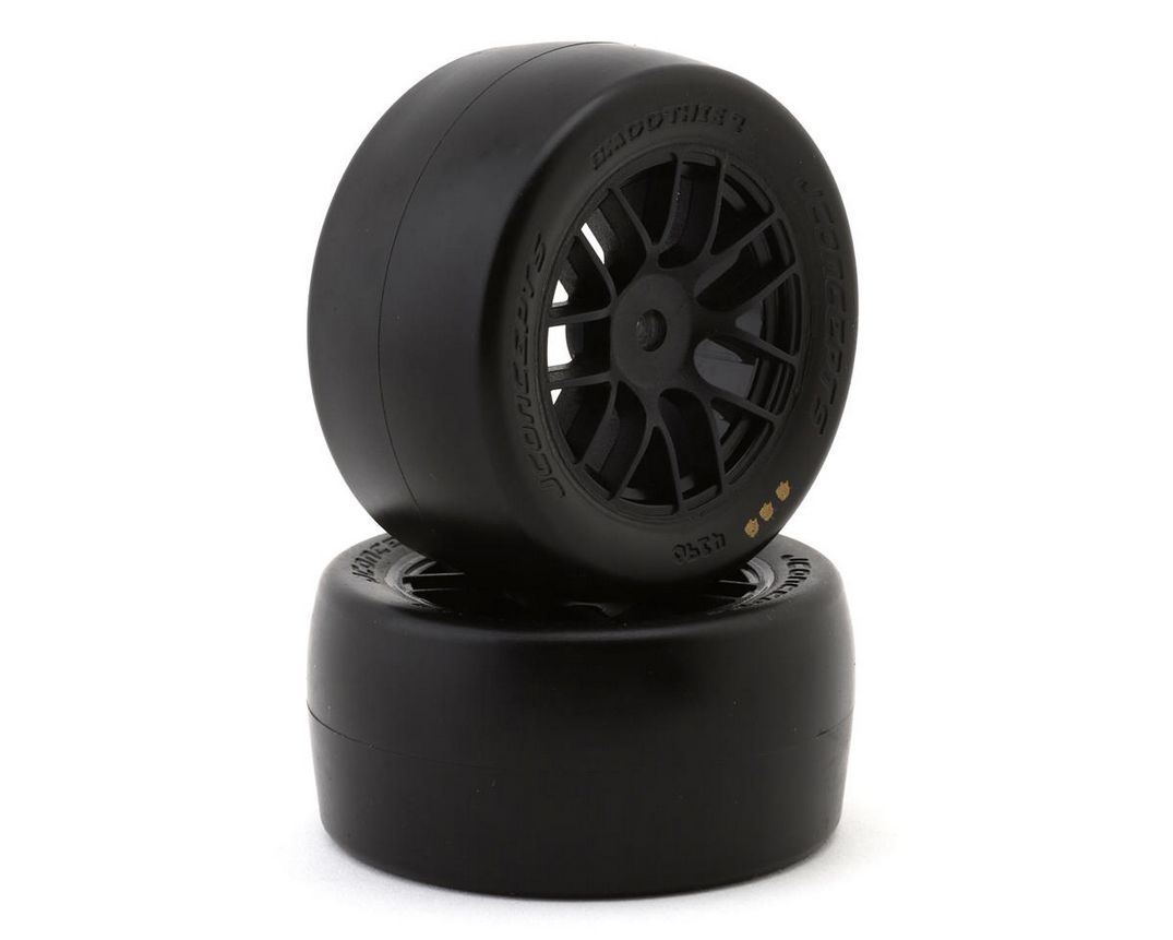JConcepts Losi® NASCAR® 1/12 Smoothie 2 Pre-Mounted Tires (2) (G3 - Soft) w/8mm Hex JCO4190-3053916