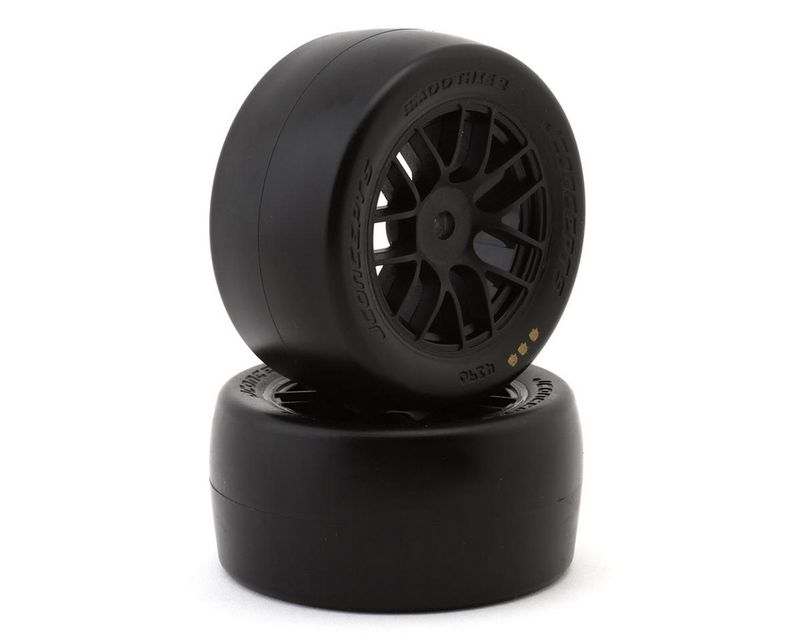 JConcepts Losi® NASCAR® 1/12 Smoothie 2 Pre-Mounted Tires (2) (G3 - Soft) w/8mm Hex JCO4190-3053916