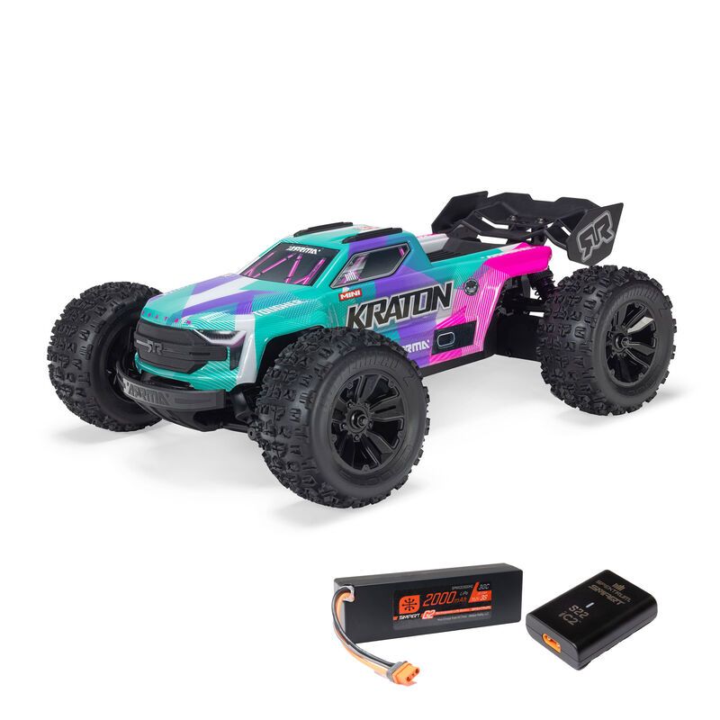 ARRMA MINI KRATON 3S (Battery &amp; Charger Included) (Teal) ARA2508ST2
