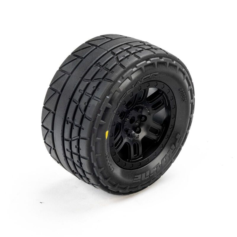 Pro-Line Menace Front/Rear Street Tires Mounted 12mm Black Split Six (2): ARRMA MINI KRATON PRO1034510