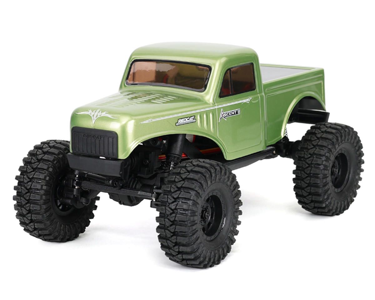 Redcat Ascent-18 1/18 4WD RTR Brushed Rock Crawler (Mint Green) w/2.4GHz Radio, Battery &amp; Charger RER43483