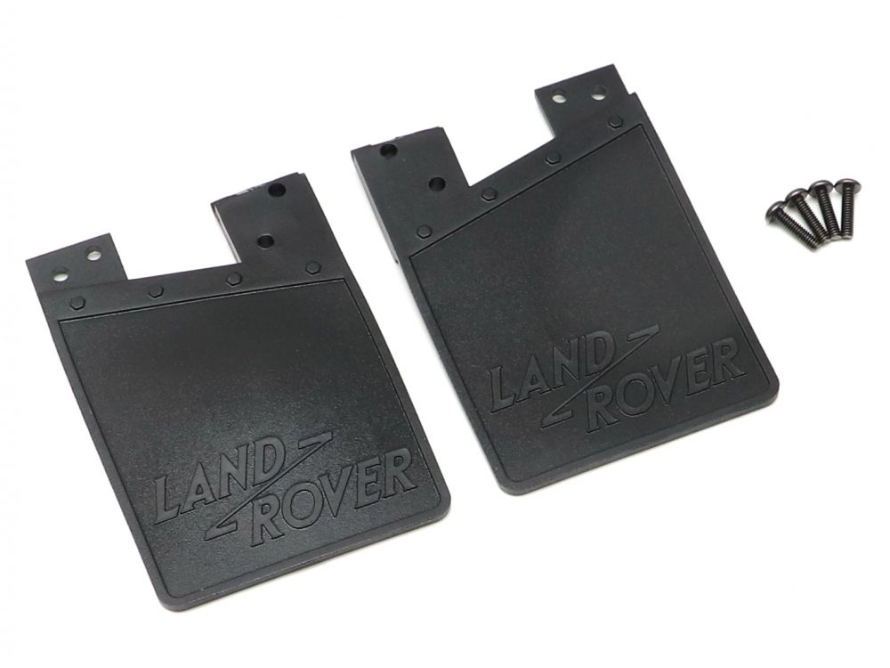 Boom Racing Classic Rubber Mud Flaps for Series Land Rover Black for BRX02 109 BRX02330BK