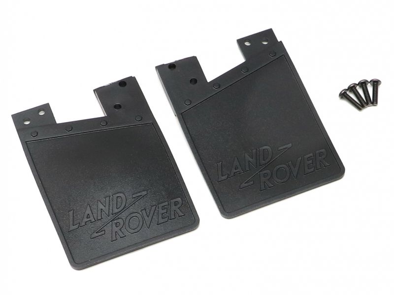 Boom Racing Classic Rubber Mud Flaps for Series Land Rover Black for BRX02 109 BRX02330BK