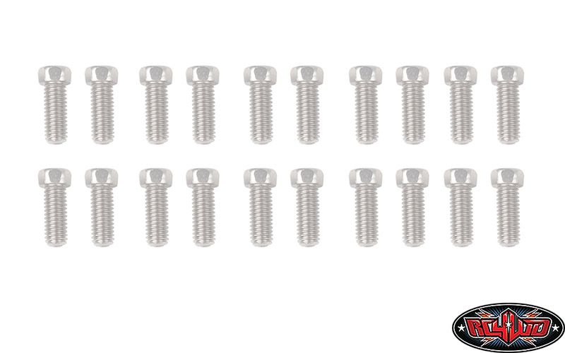 RC4WD Scale Hex Head Bolts (M3x8mm) (Silver) (20pcs) Z-S0121