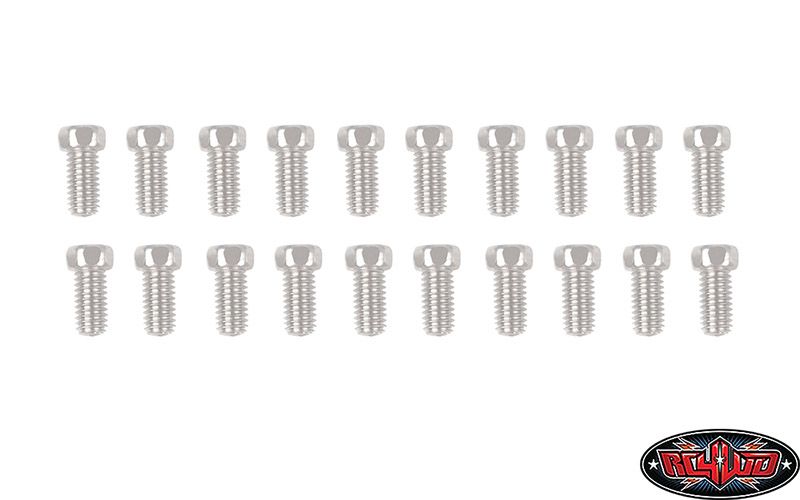 RC4WD Scale Hex Head Bolts (M3x6mm) (Silver) (20pcs) Z-S0115