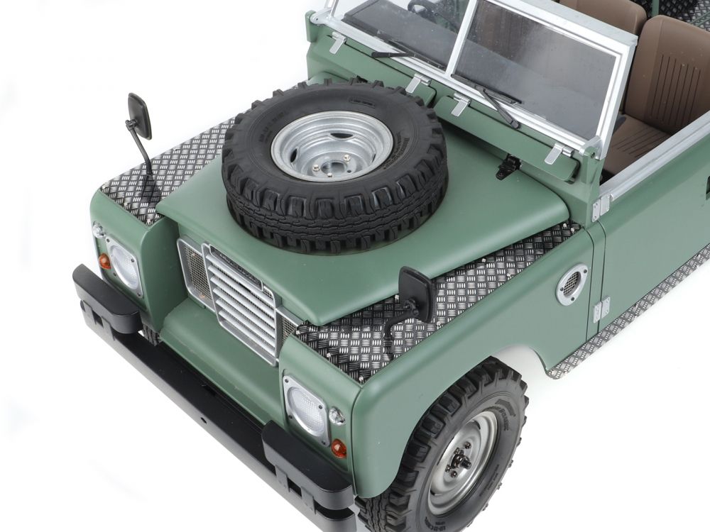 Boom Racing KUDU™ Stainless Steel Diamond Plate Set for Series Land Rover® 88 (Exterior) Black BRX02370BK