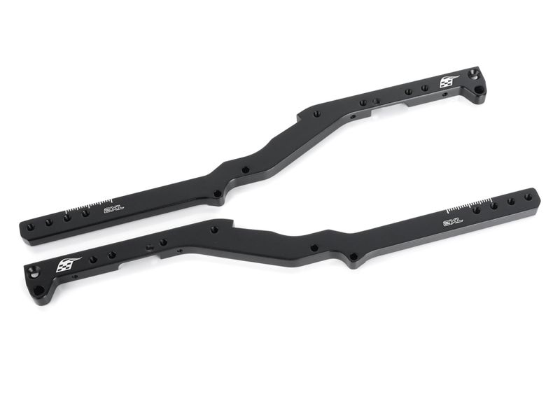Boom Racing 2XL Billet Aluminum Adjustable Rear Rails 305-325MM / 12.0"-12.8" L/R for BRX01 AWB BRLC70235