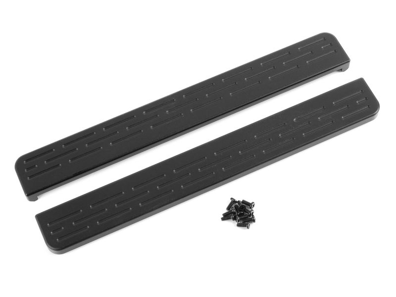Boom Racing Aluminum Side Step L&amp;R Black for BRX01 AWB BRLC70238