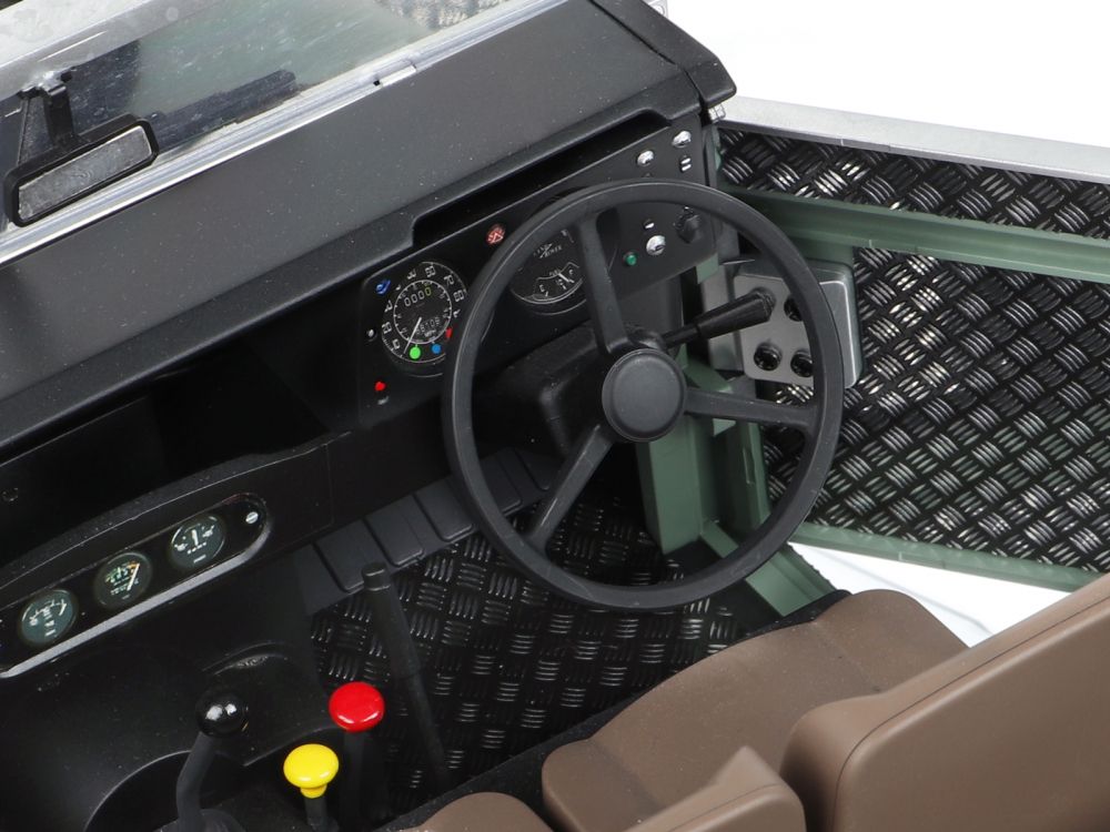 Boom Racing KUDU™ Stainless Steel Diamond Plate Set for Series Land Rover® 88 &amp; 109 (Cab Interior) Black BRX02371BK