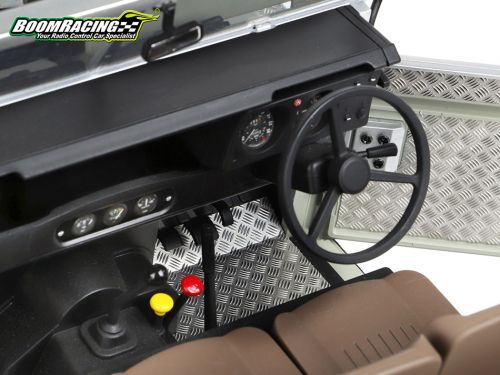 Boom Racing KUDU™ Stainless Steel Diamond Plate Set for Series Land Rover® 88 &amp; 109 (Cab Interior) Silver BRX02371S