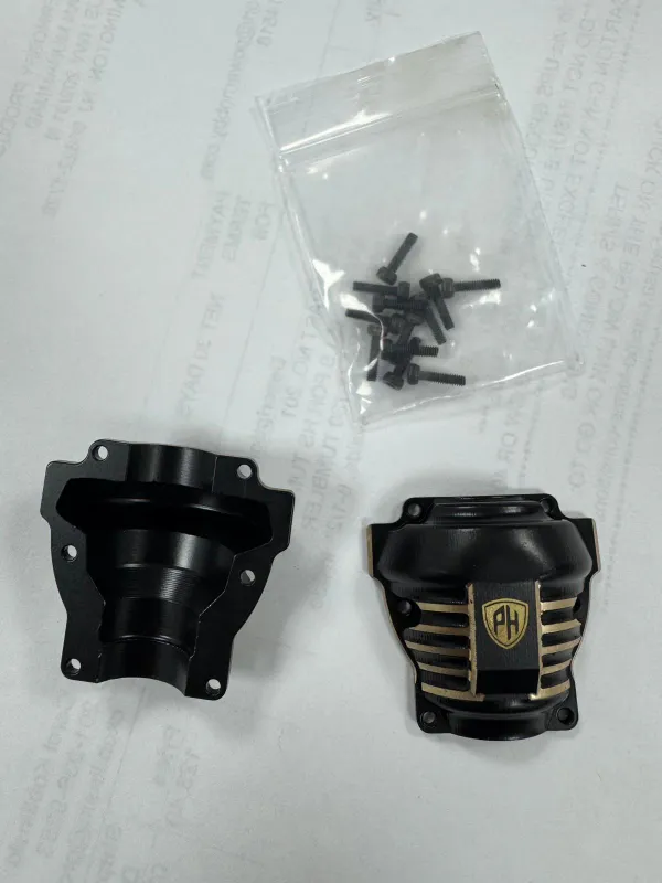 Powerhobby 1/10 Redcat Ascent Brass Differential Covers (2) PHB7682