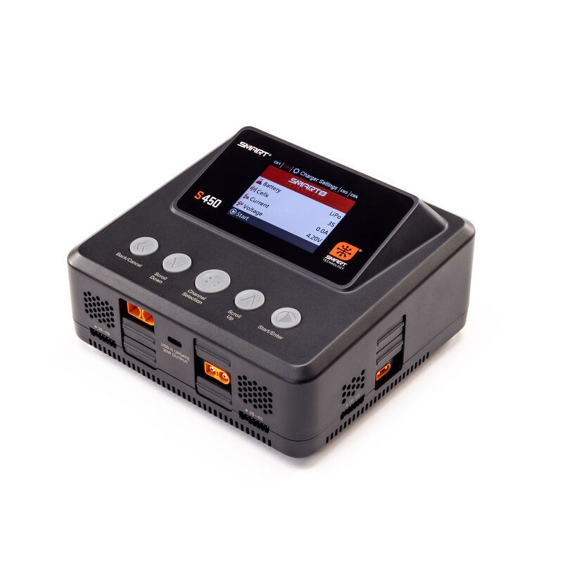 Spektrum S450 G2 AC/DC Smart Charger 4x50W SPMXC3040