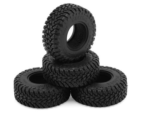Injora 1.0" Maverix M/T Micro Rock Crawler Tires (4) (52mm OD) (S5) w/Foam Inserts INJYQT-1026