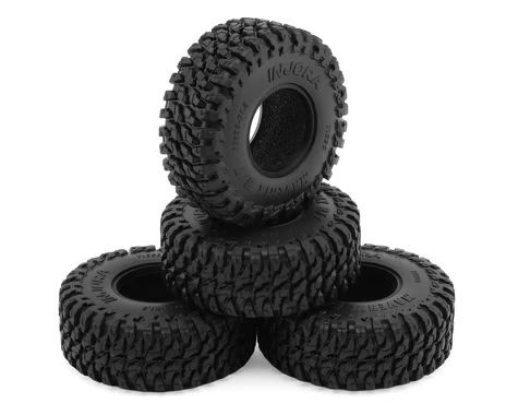 Injora 1.3" Maverix R/T Micro Rock Crawler Tires (4) (70mm OD) (S5) w/Foam Inserts INJYQT-1325