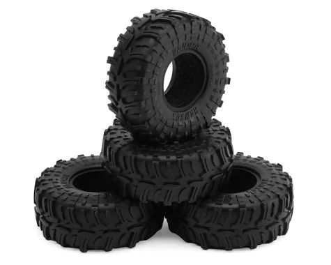 Injora 1.0" Hamrok Micro Rock Crawler Tires (4) (57mm OD) (S5) w/Foam Inserts INJYQT-1027