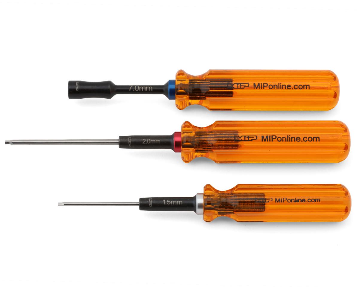 MIP Gen 2 Metric Wrench Set (1.5mm, 2.0mm Hex &amp; 7.0mm Nut Driver) MIP9620