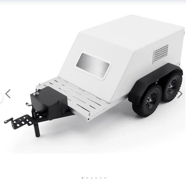 Integy Realistic 1/10 Size Enclosed Trailer 450x220x155mm for Scale Crawler Truck C34288