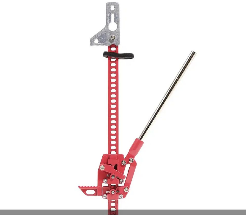 Realistic High Lift Jack H=149mm Off-Road Farm C34030RED