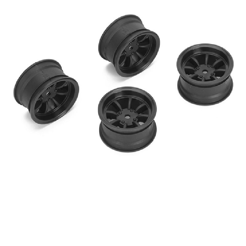 Louise R/C 8 Spoke Wheel +4mm (Black), for LMX LOUNBA265